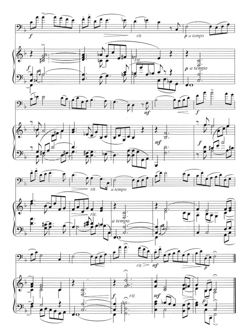 梦幻曲（长号+钢琴伴奏）