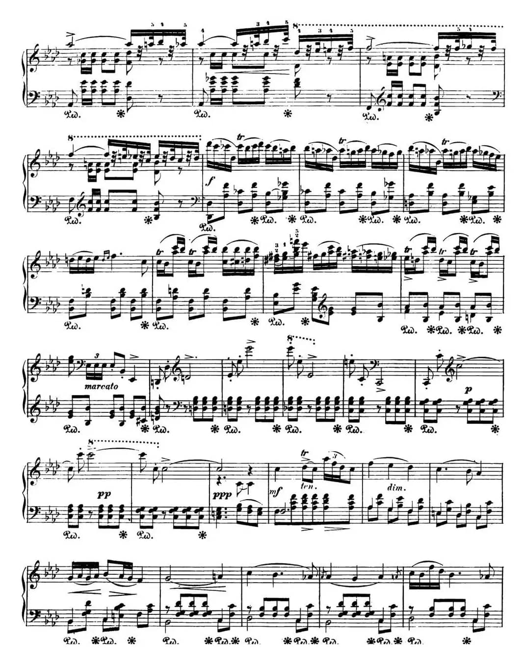 肖邦 波兰舞曲 Op.posth.71 No.3 f小调