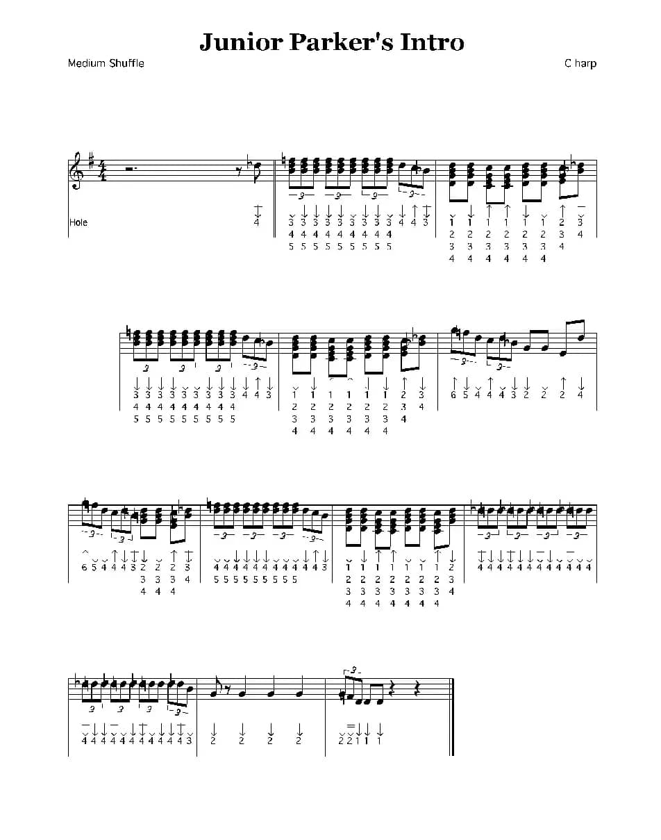 Junior Parker‘s Intro（布鲁斯）