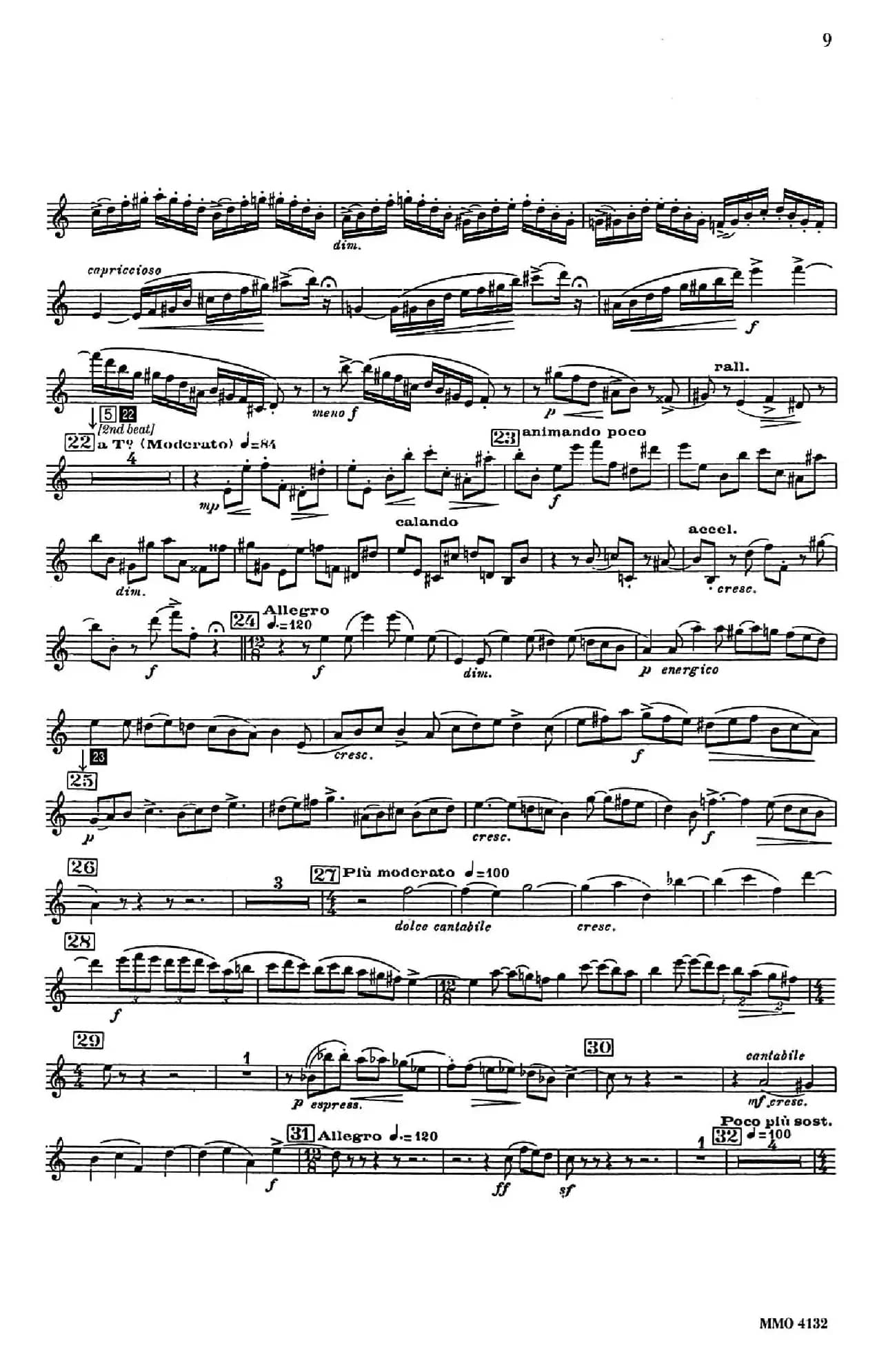 Glazunov Op.109（格拉组诺夫协奏曲Op.109）（中音萨克斯分谱）