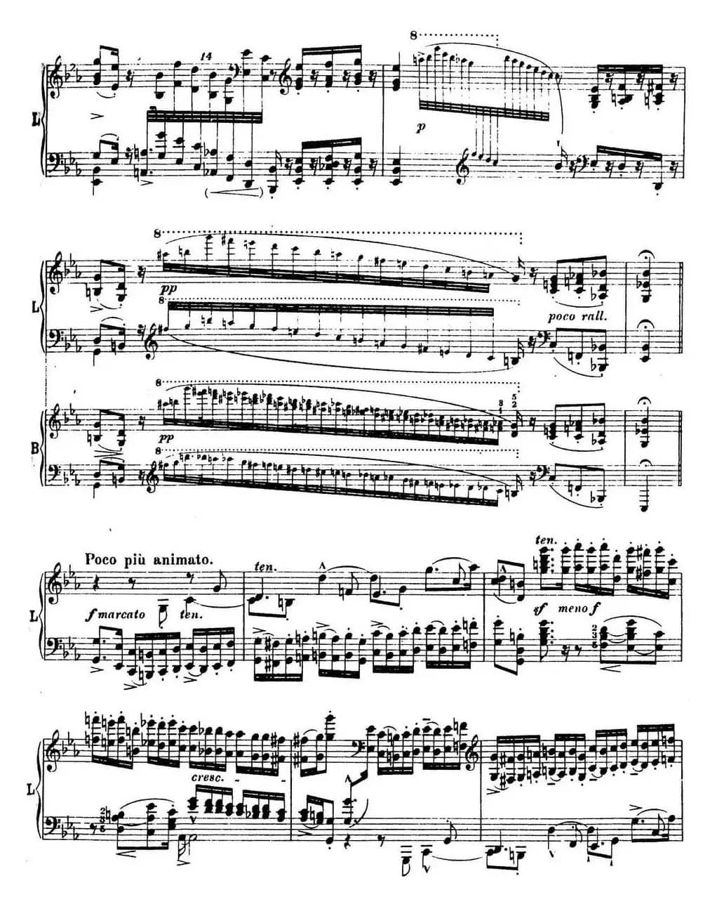 6首帕格尼尼大练习曲（Andantino capriccioso）