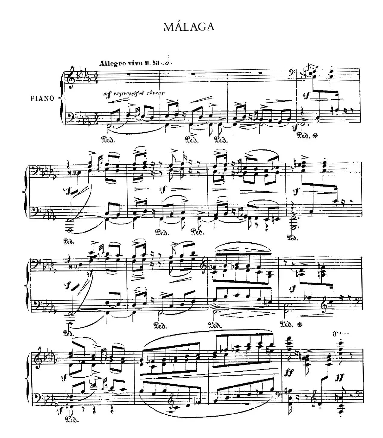伊贝利亚组曲：MALAGA