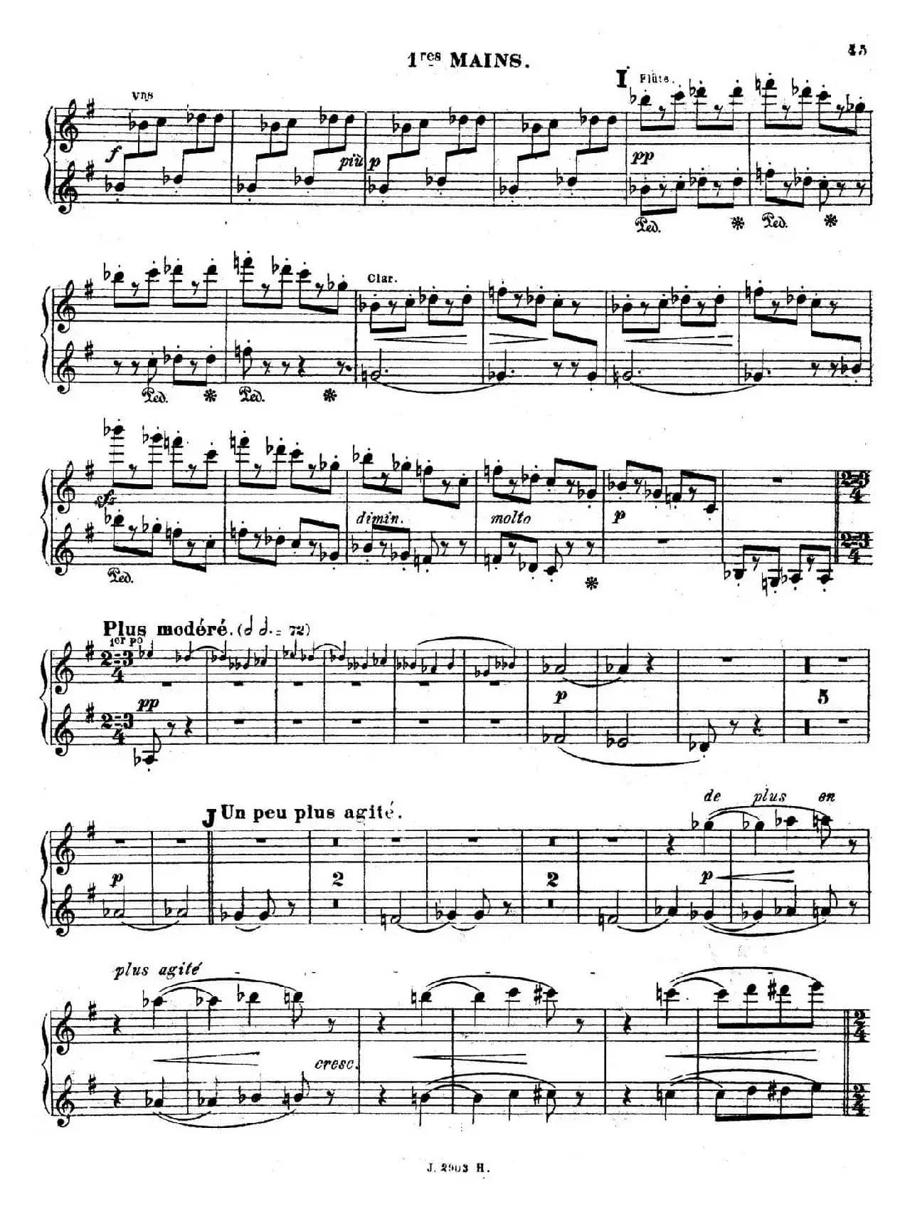 Symphony on a French Mountain Air Op.25（法国山歌交响曲·双钢琴·Ⅲ）