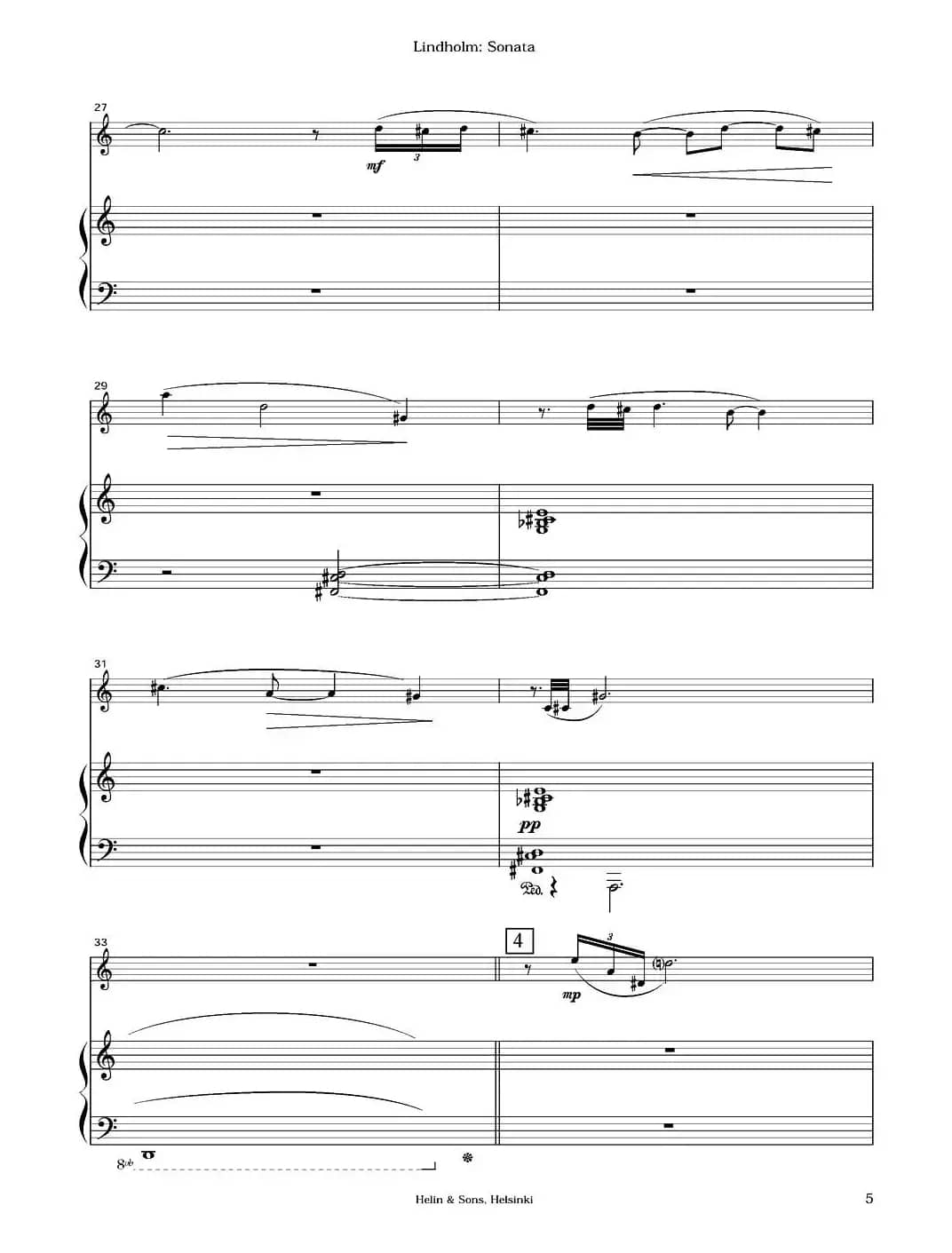Sonata（长笛+钢琴）