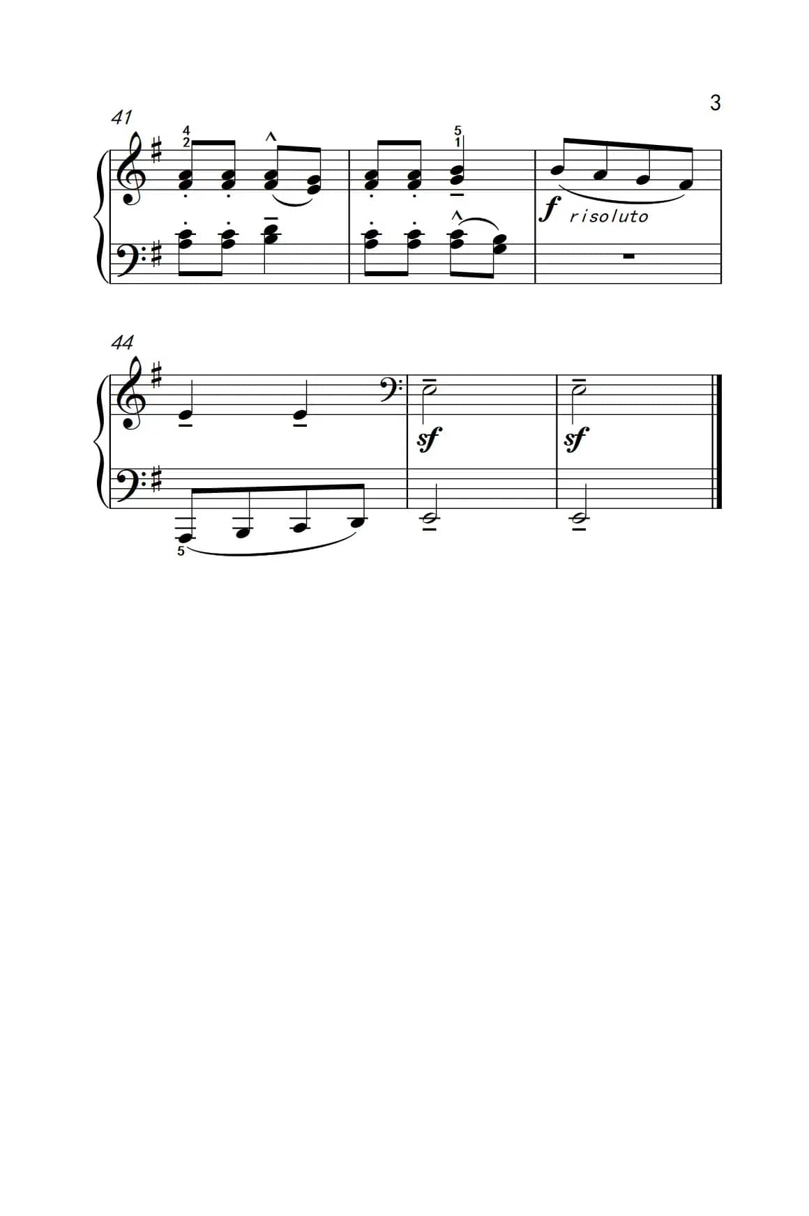 第四级 2.卡农（中央音乐学院 钢琴（业余）考级教程 4-6级）