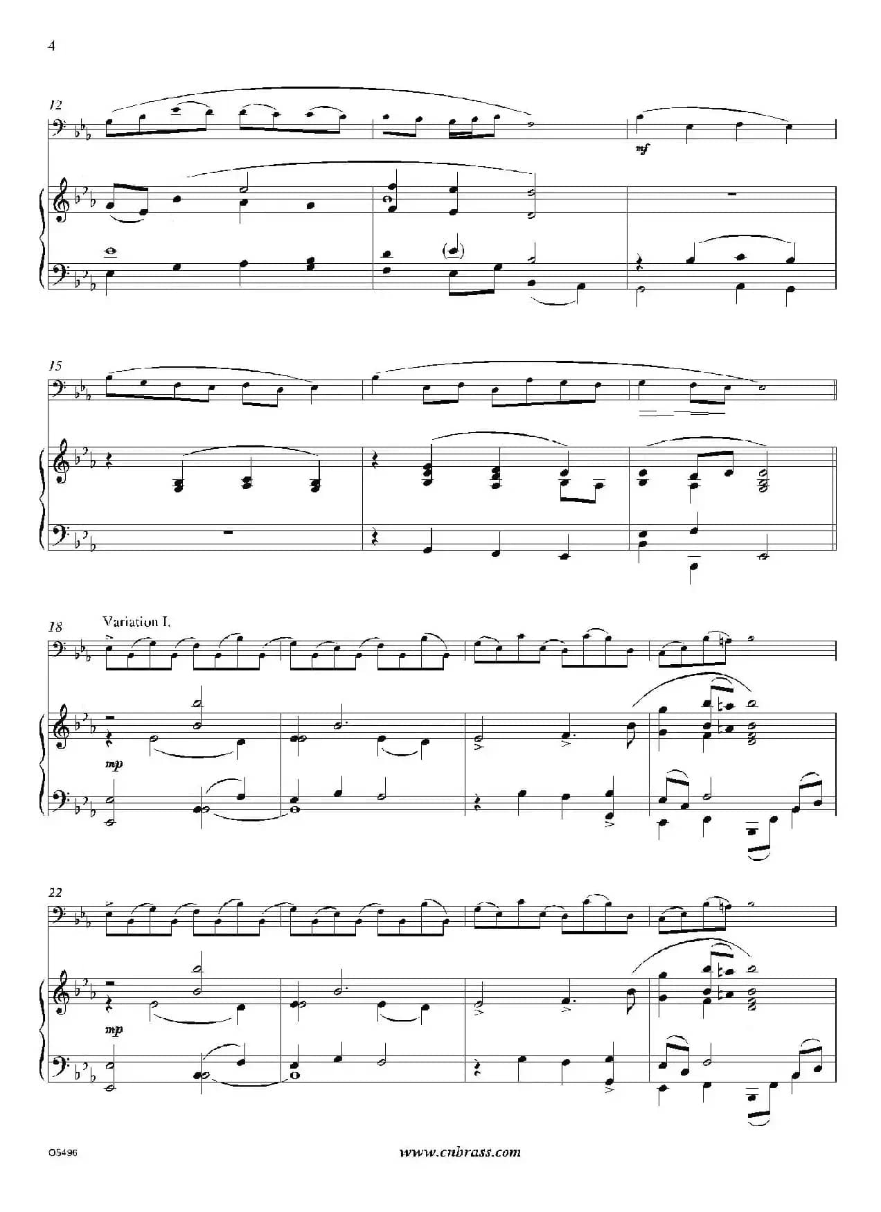 The Harmonious Blacksmith（巴松+钢琴伴奏）