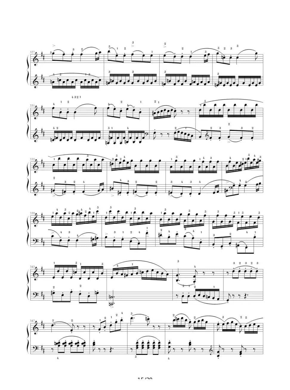 D大调奏鸣曲K.311（完整版）