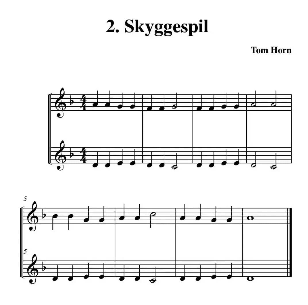 Skyggespil（二重奏）