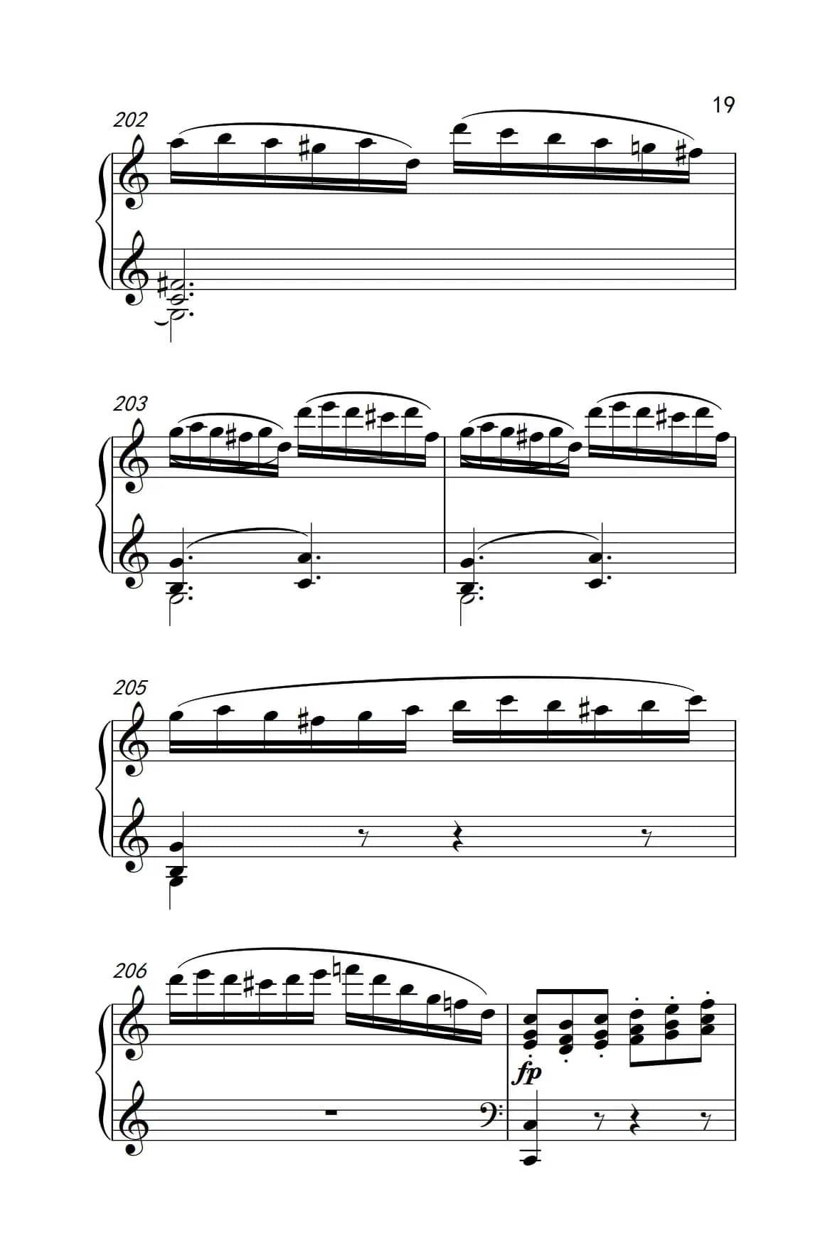 奏鸣曲 Opus 2 Nr.3 第四乐章（贝多芬奏鸣曲集 1）