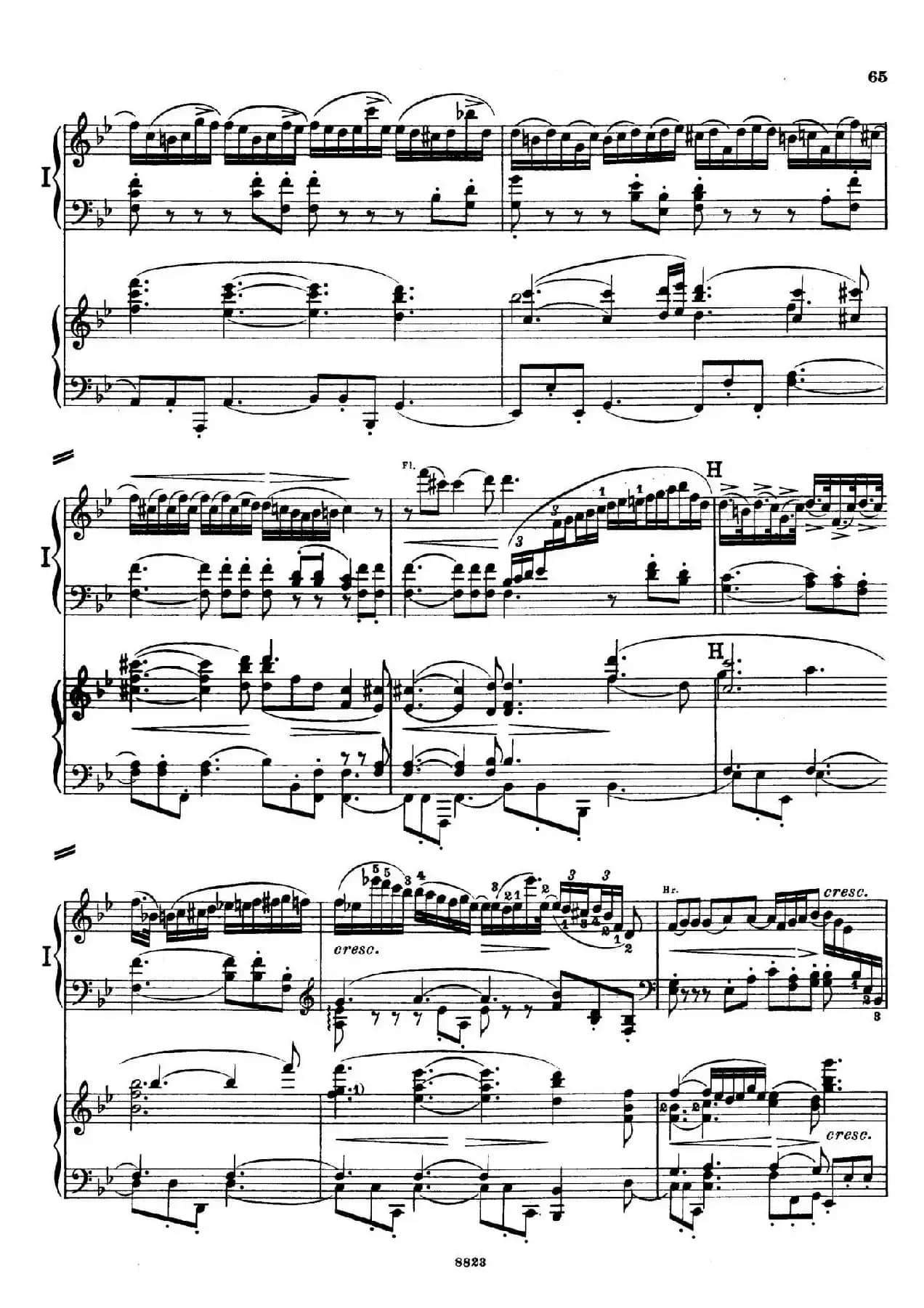 d小调第九交响曲 Op.125(双钢琴P63——72)