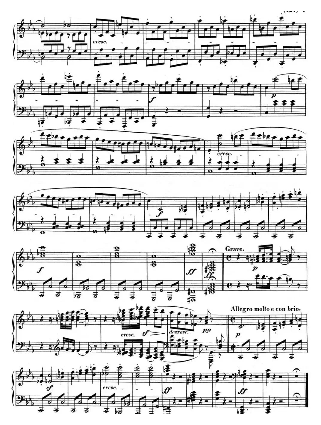 贝多芬钢琴奏鸣曲08 悲怆 C小调 Op.13 C minor