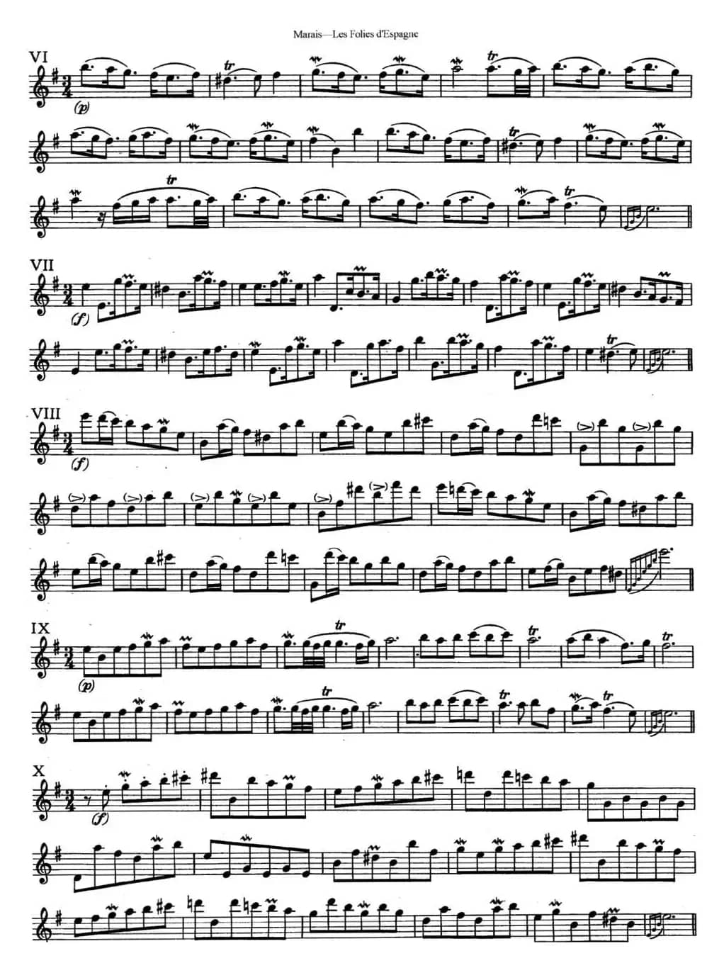 马瑞斯25首长笛小练习曲（NO.6-NO.10）