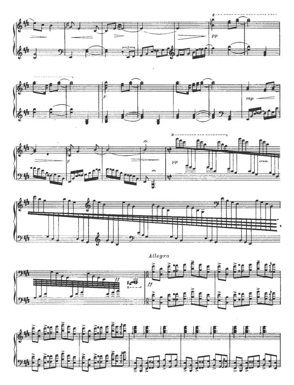 苗山上明亮的大三和弦