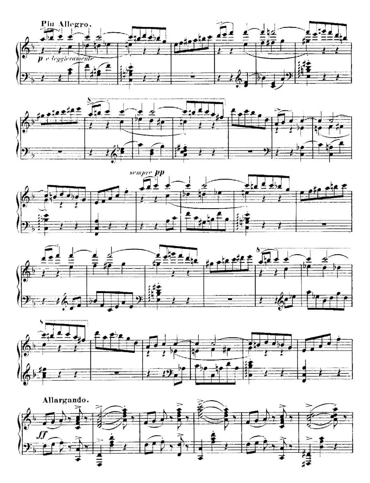 4 Valses Caprice（4首随想圆舞曲）（No. 1 in A）