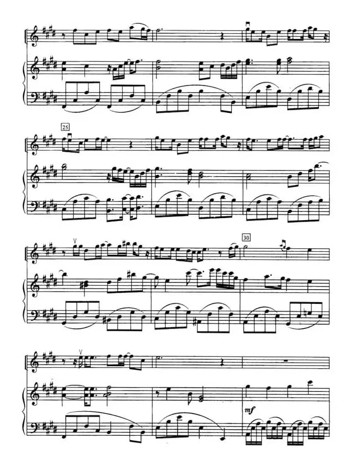 第三滴眼泪（小提琴+钢琴伴奏）