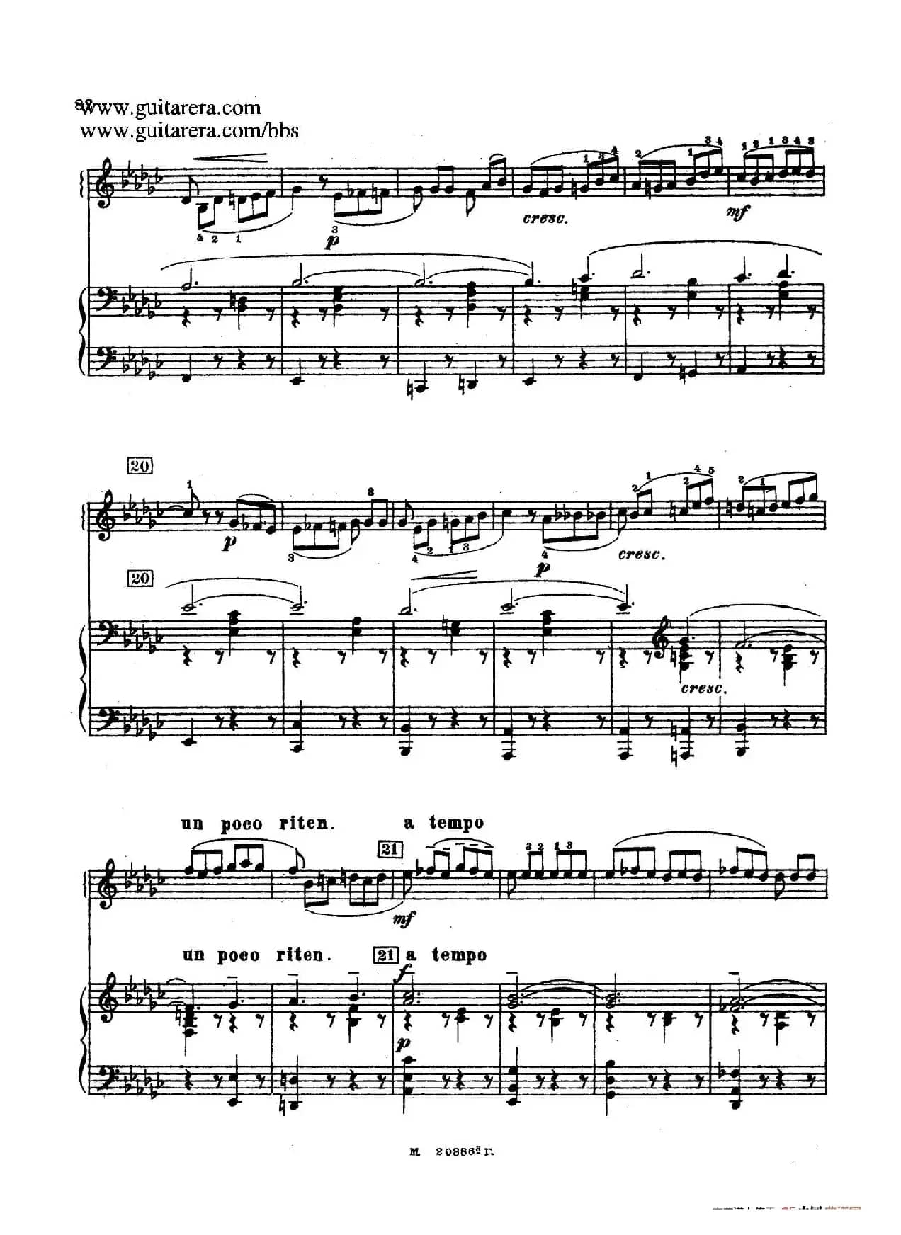 第二双钢琴组曲 Suite for Two Pianos No.2 Op.17(4. 塔兰泰拉舞曲 Tarantella)