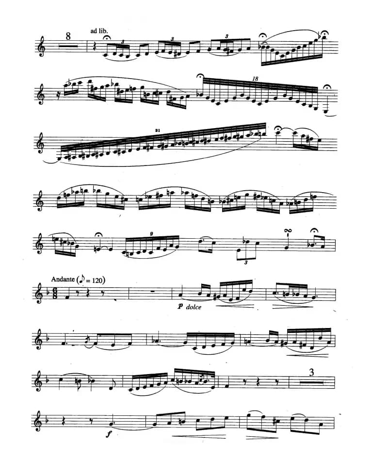 单簧管考级教材·第五级