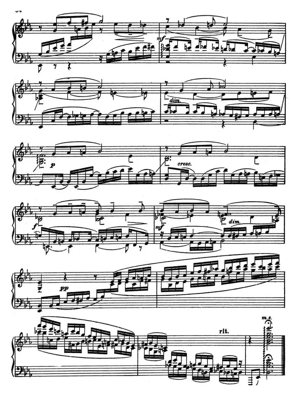 10 Preludes Op.23（拉赫玛尼诺夫10首前奏曲·Ⅵ）