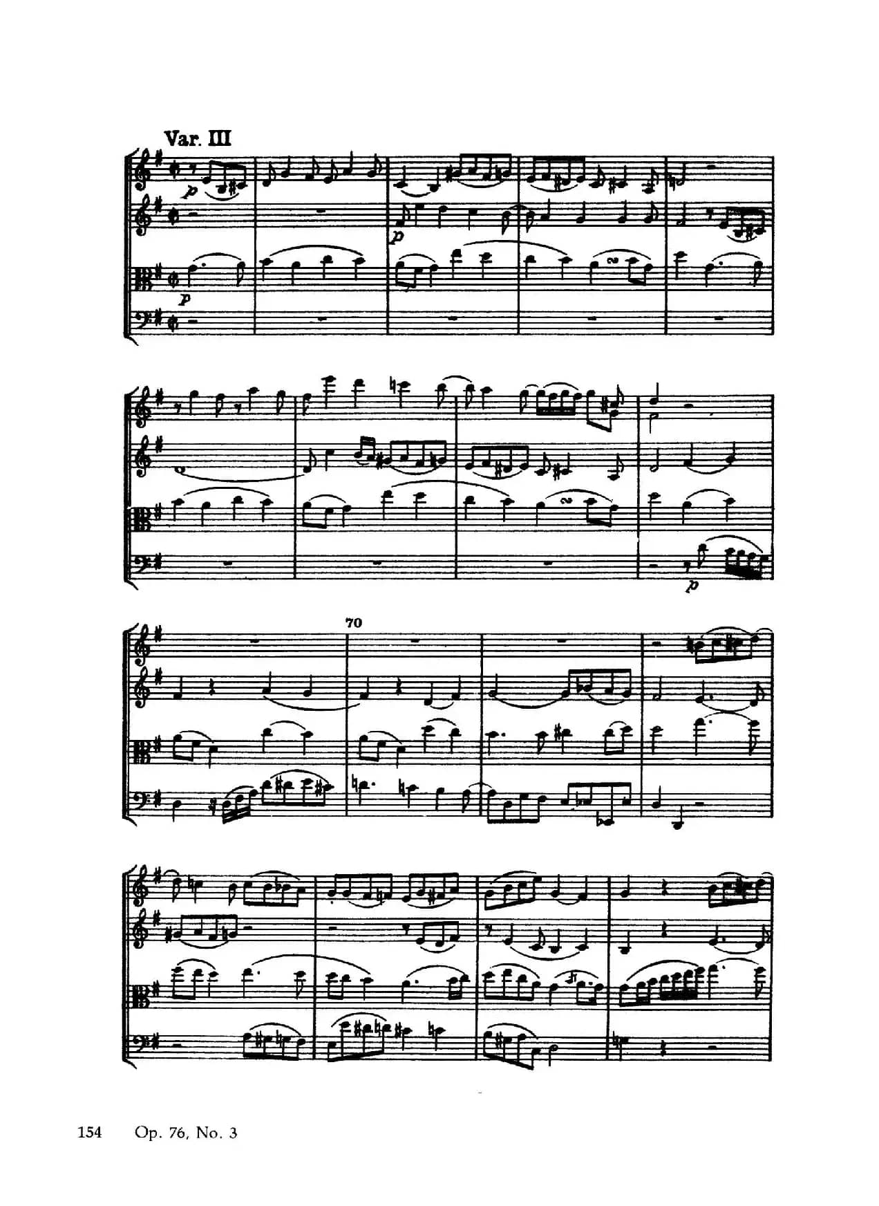 Emperor（皇帝）（弦乐四重奏总谱）