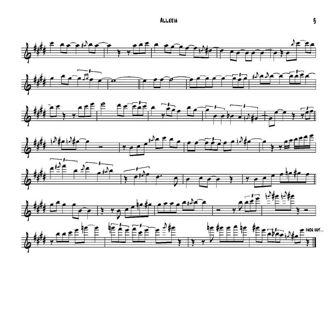 Alleria（降E大调）