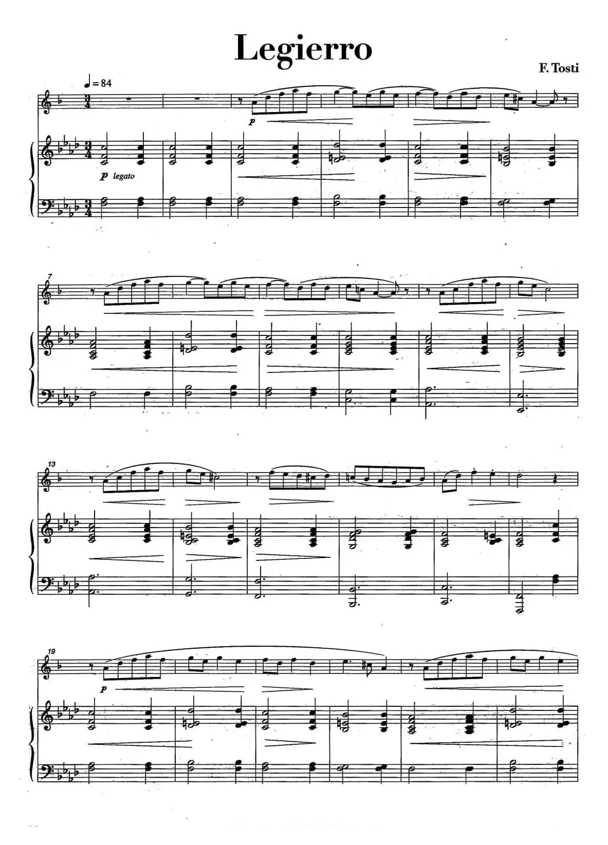 Legierro（中音萨克所+钢琴伴奏）