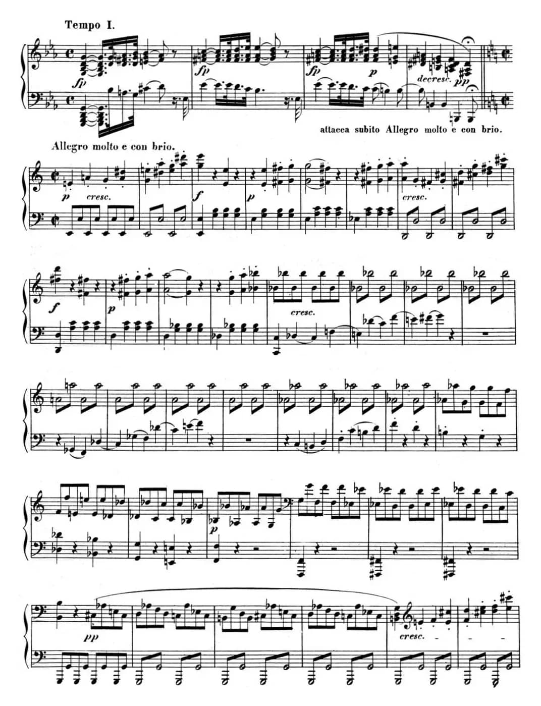 贝多芬钢琴奏鸣曲08 悲怆 C小调 Op.13 C minor