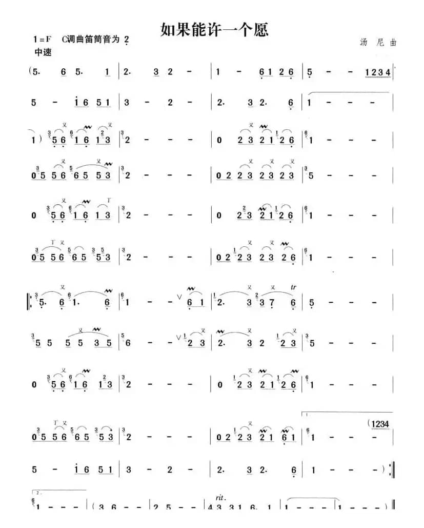 如果能许一个愿