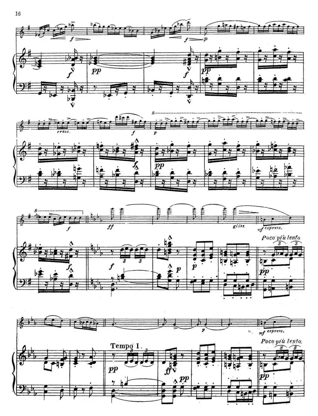 Symphonie Espagnole Op.21，No.2（西班牙交响曲）（小提琴+钢琴伴奏）