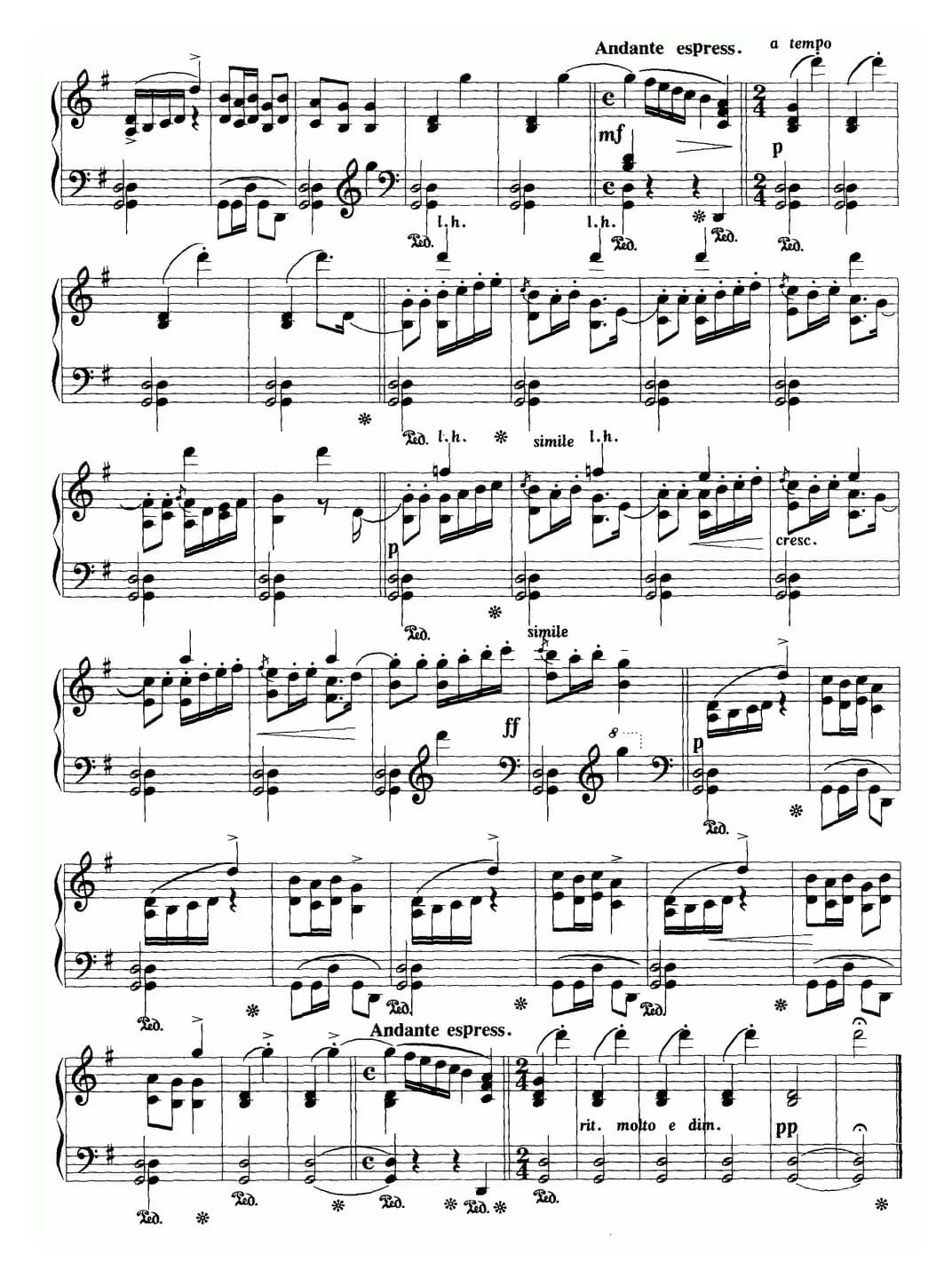 田园（西班牙舞曲第五号）