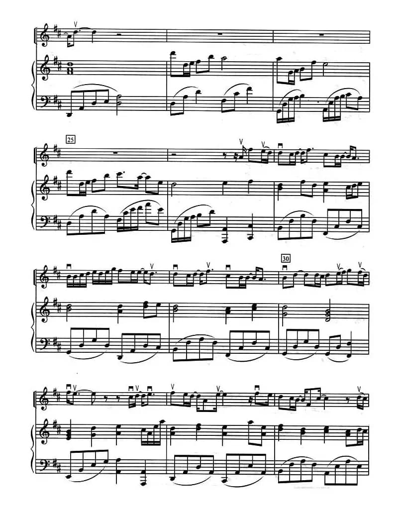 一千年以后（小提琴+钢琴伴奏）