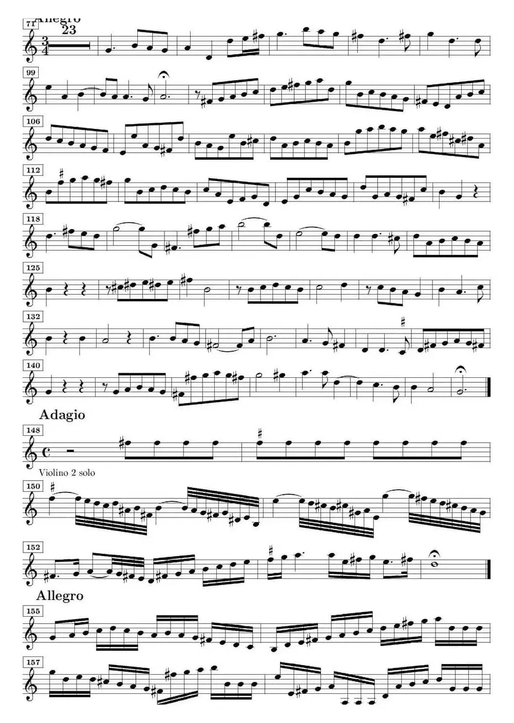 Sonata No.3（第三号小提琴奏鸣曲）（Violino 2分谱）