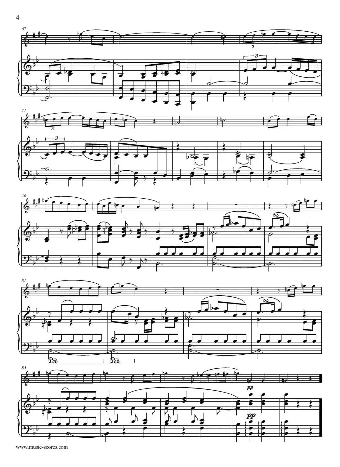 Mozart：Concerto KV495 No.4-2st（高音萨克斯+钢琴伴奏）