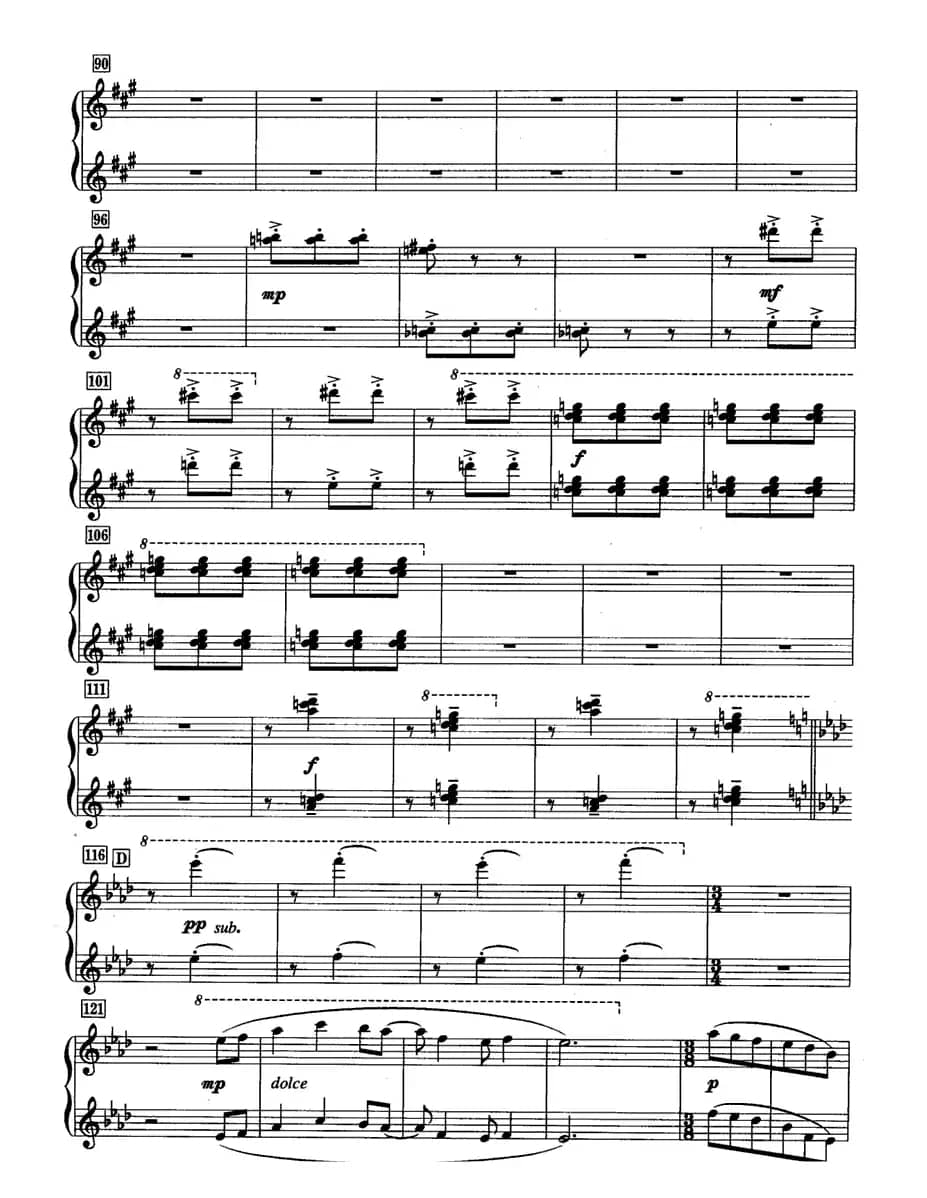 城市舞曲（四手联弹）