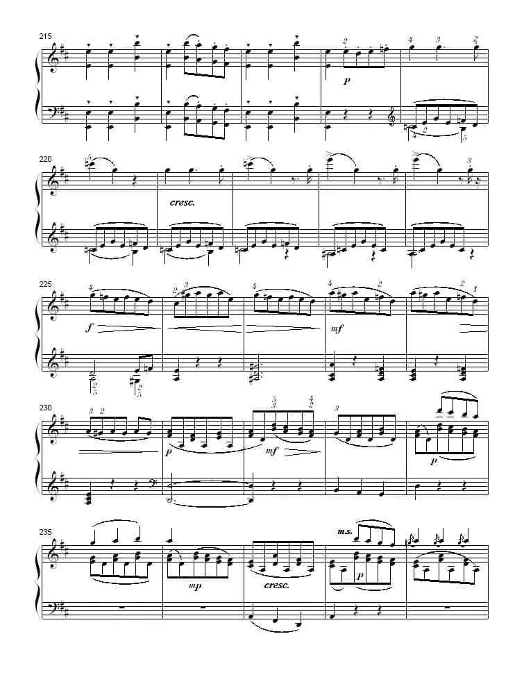 A大调钢琴奏鸣曲