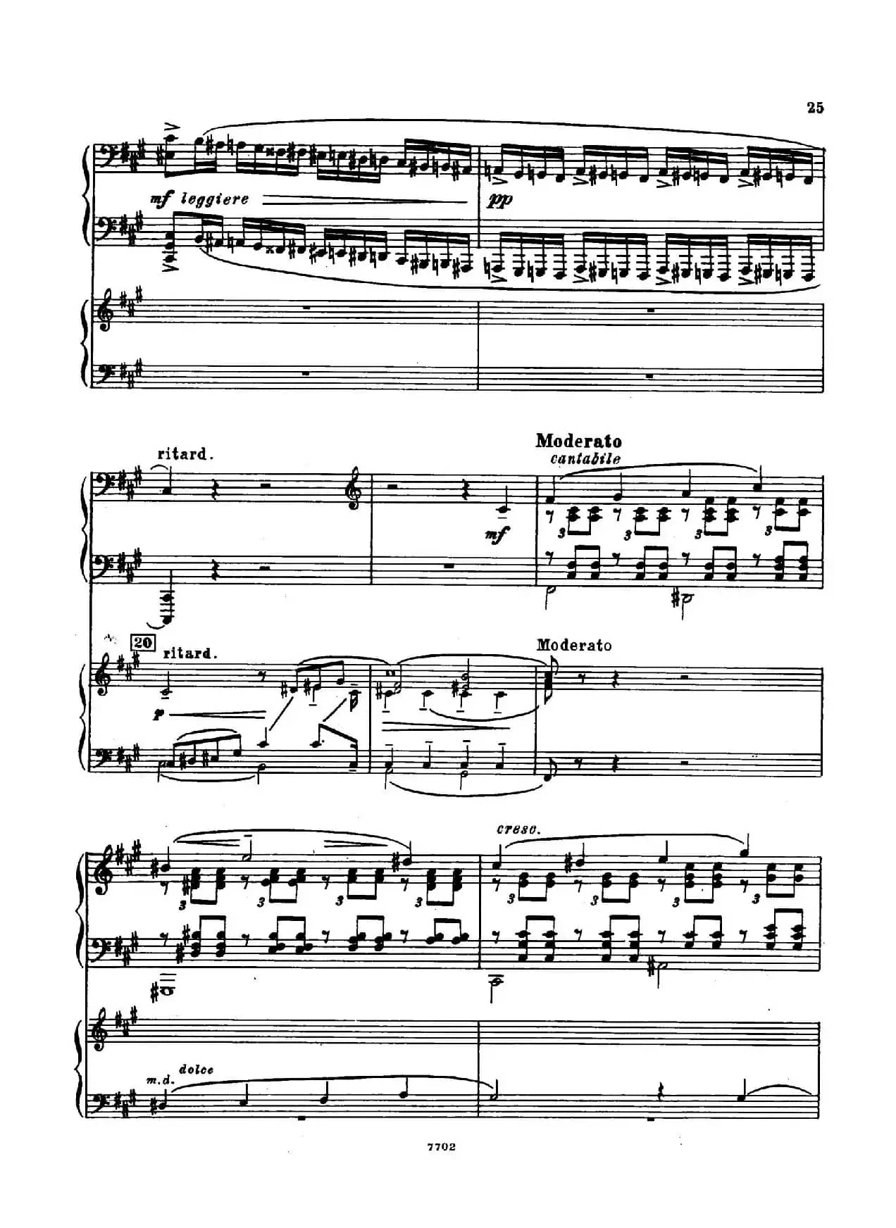 升f小调第一钢琴协奏曲 Op.1（双钢琴版）