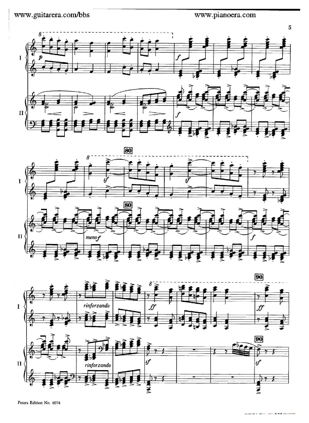 Rondo in D Major Op.87a（D大调回旋曲·双钢琴）