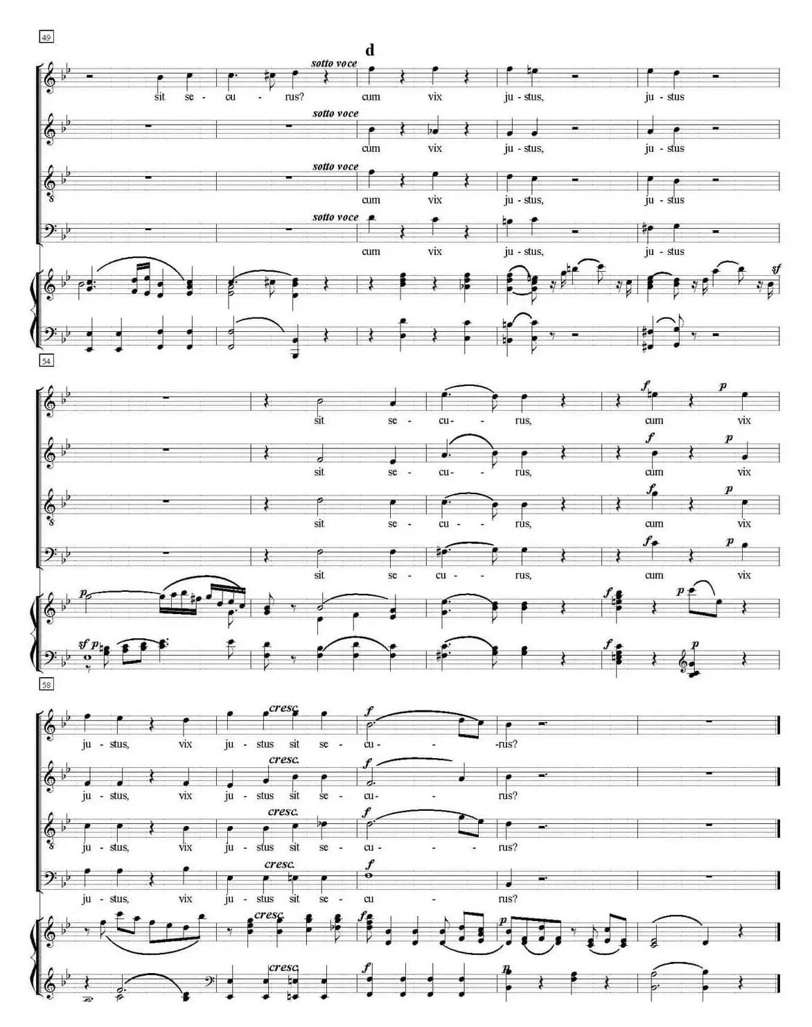 N°3 Tuba mirum（萨克斯四重奏+钢琴伴奏）