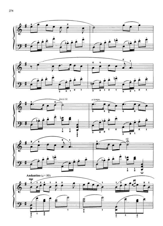 110首中国民歌钢琴小曲集：元宵节的街头