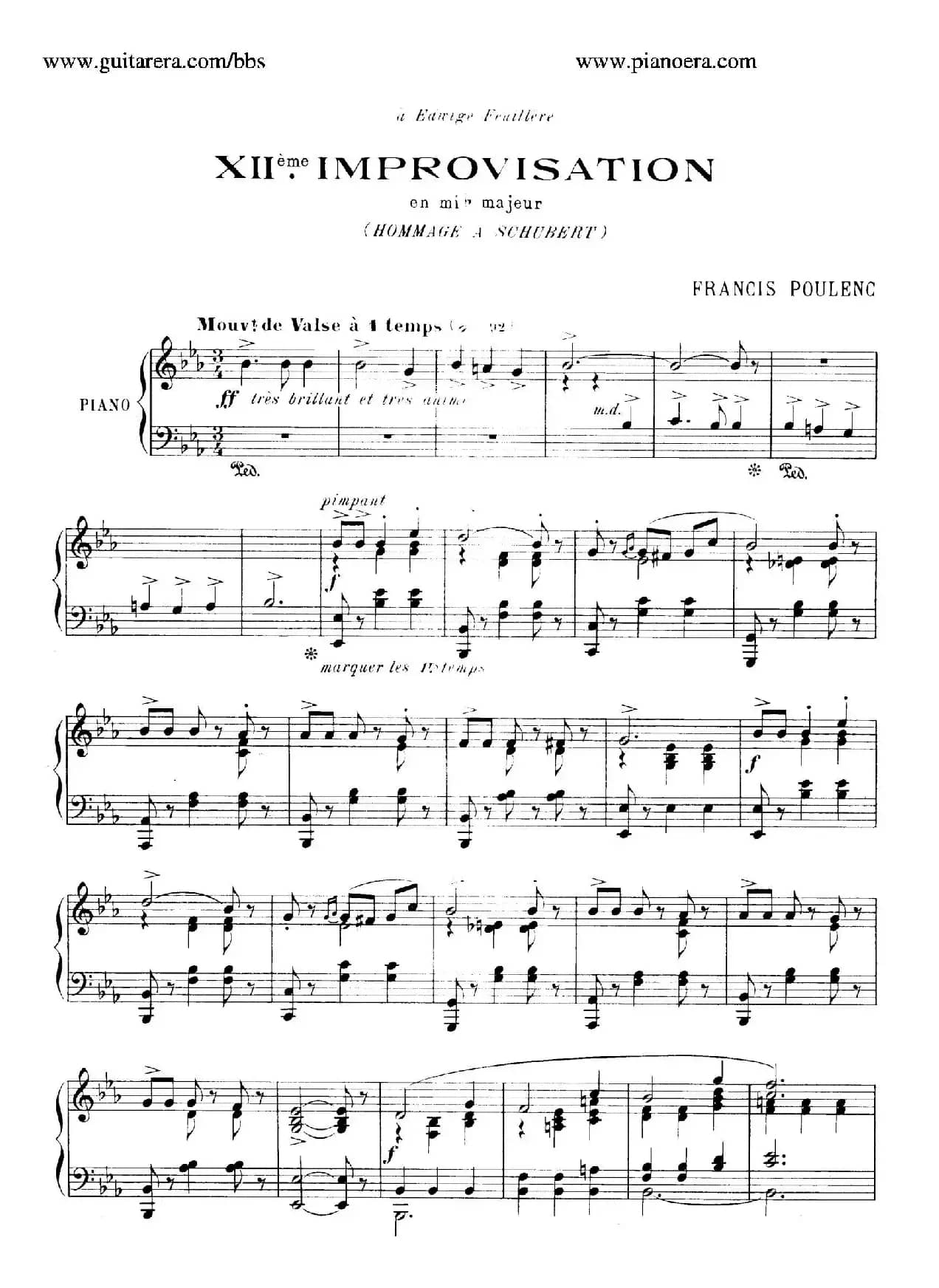 15 Improvisations（15首即兴曲·Ⅻ）