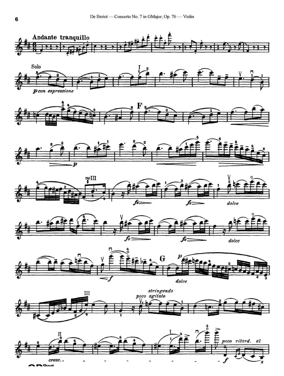 G大调第七协奏曲（Concerto No.7 in G Major）Op.76