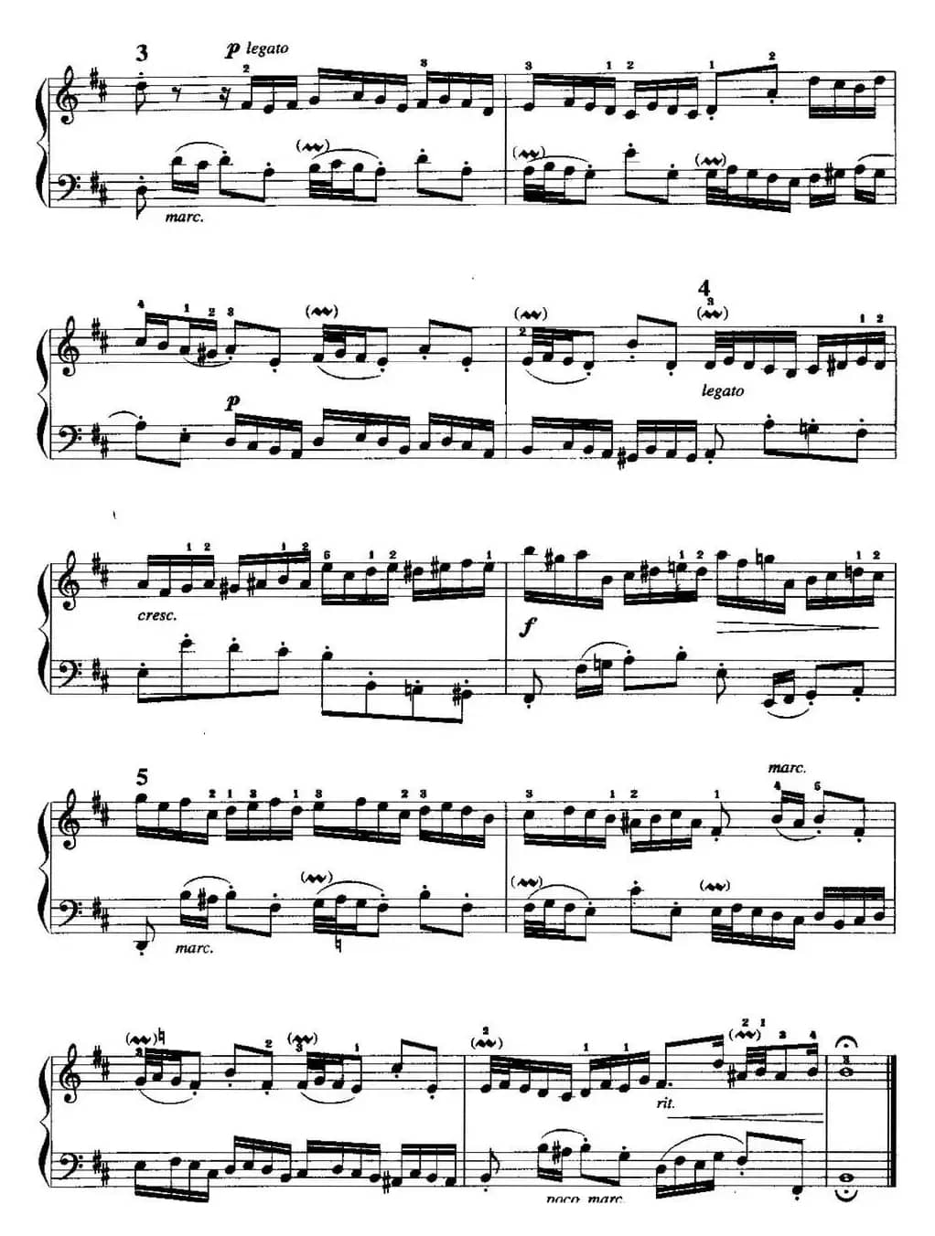 手风琴复调作品：b小调二部创意曲