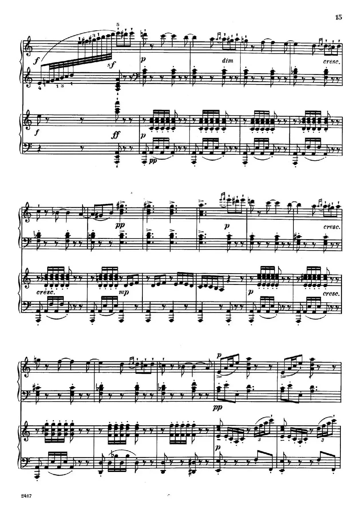 Introduction et Rondo Capriccioso Op.28（引子与随想回旋曲·双钢琴）