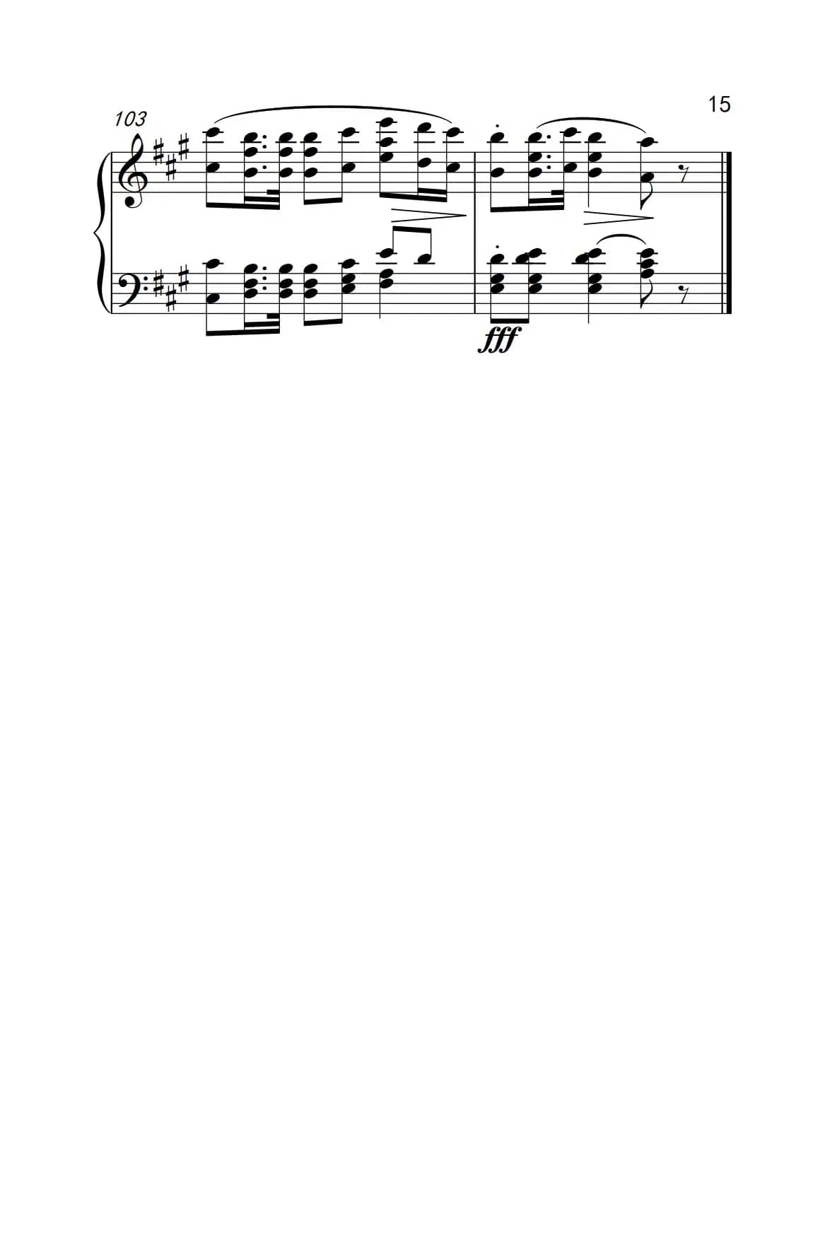 bA大调波兰舞曲