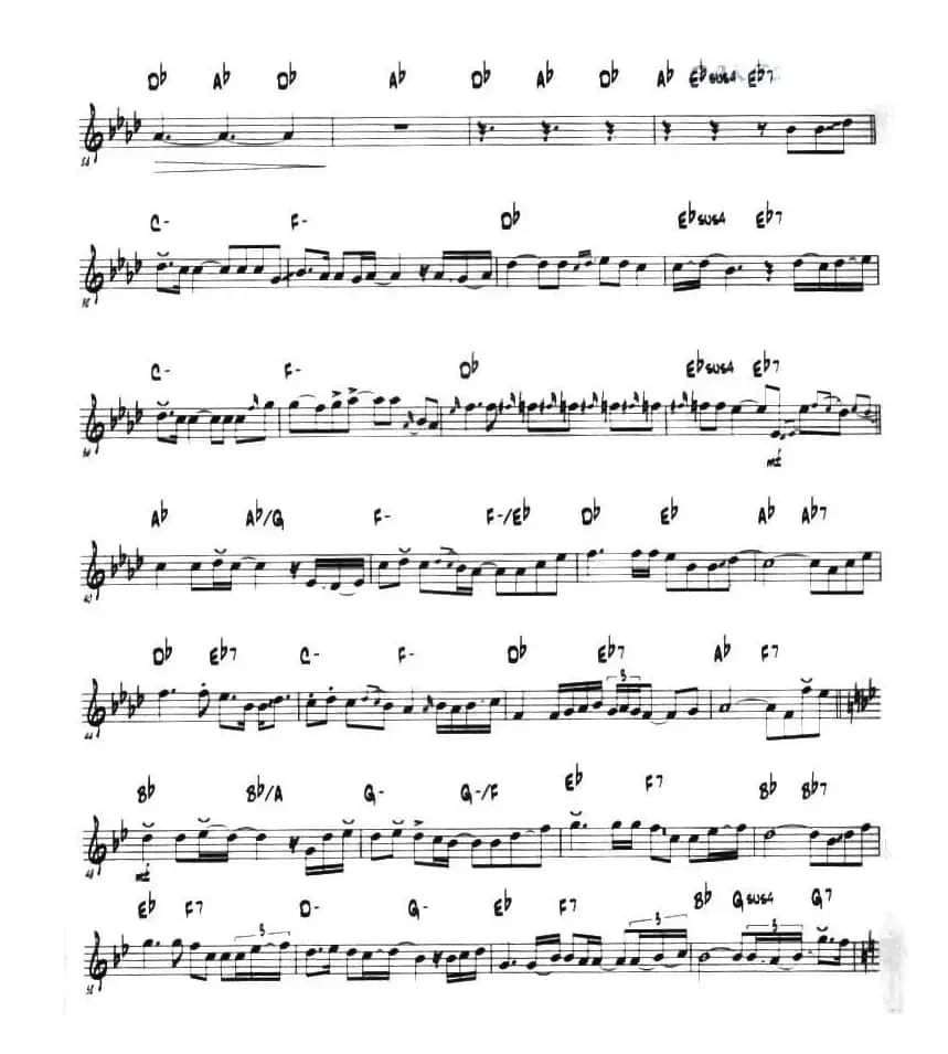 童话（第二次中音萨克斯、爵士乐版）