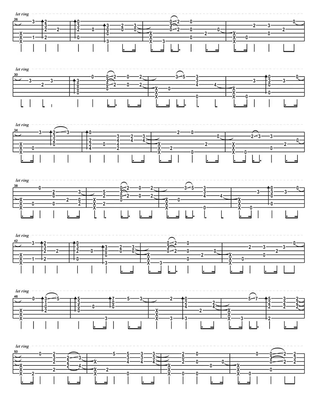 善的牧者（指弹谱）