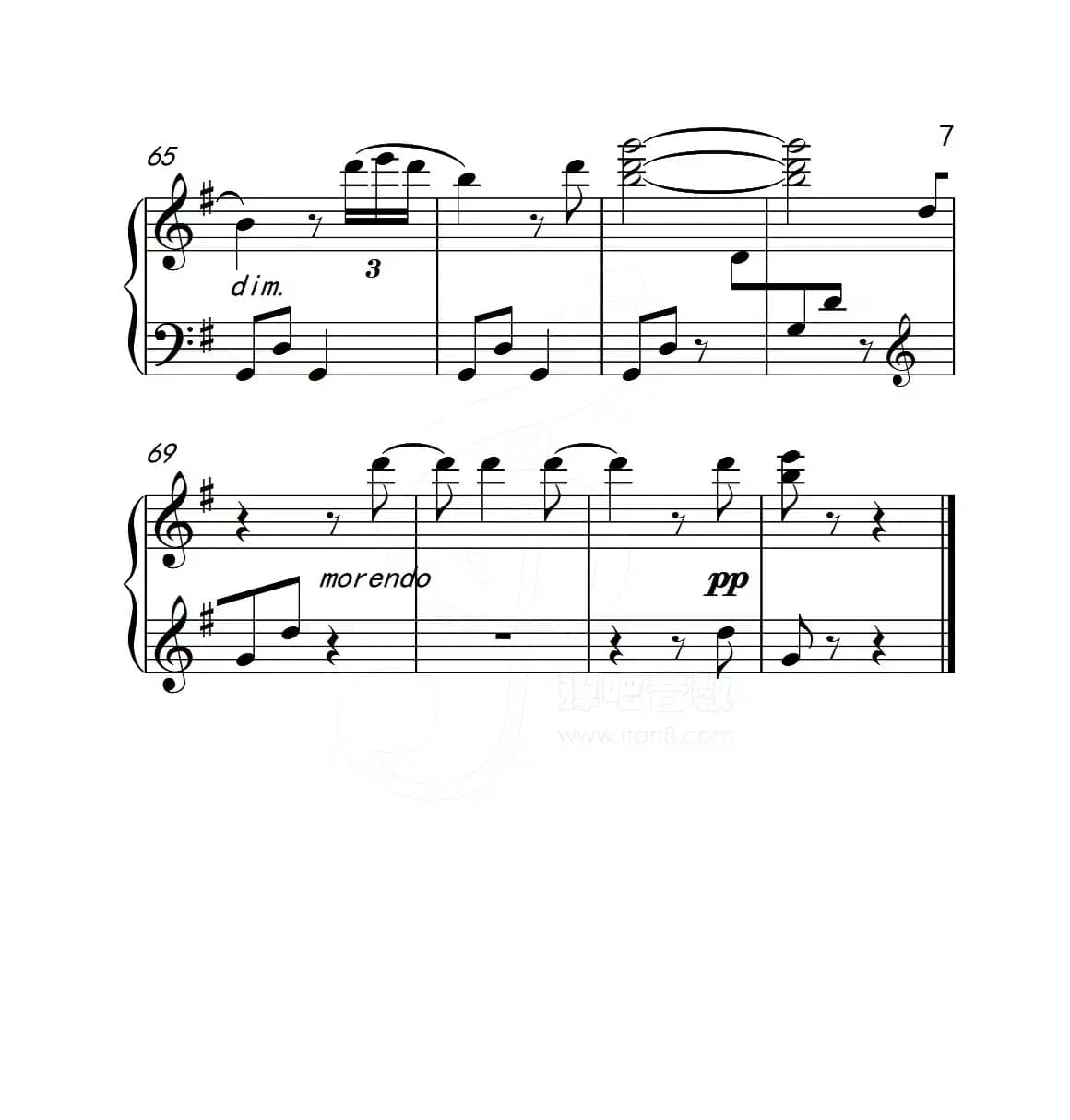 第五级 小小行列（中国音乐学院钢琴考级作品1~6级）