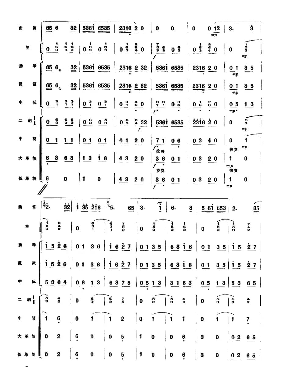 水乡新歌（曲笛+民乐队伴奏）