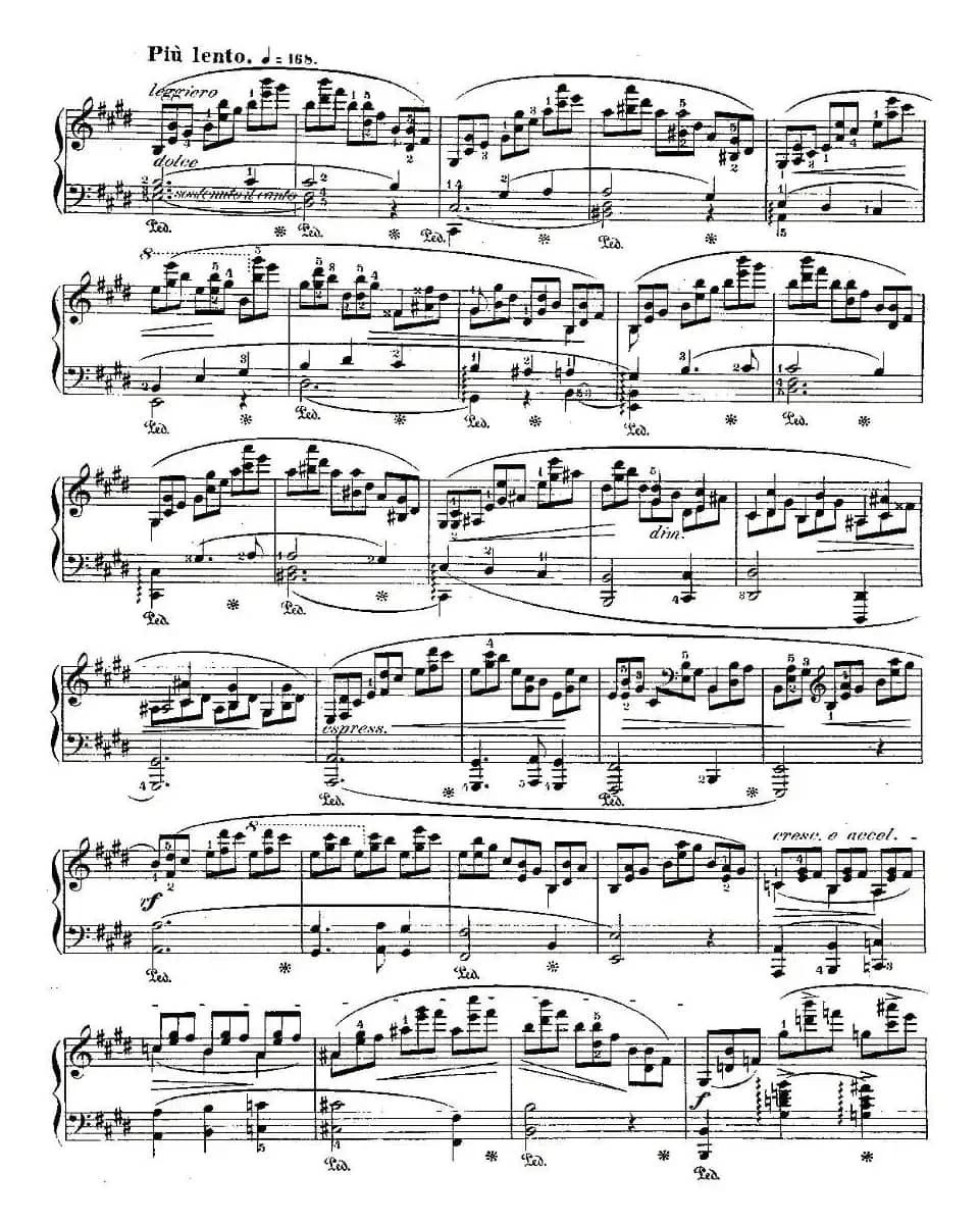 肖邦钢琴练习曲，Op.25之五