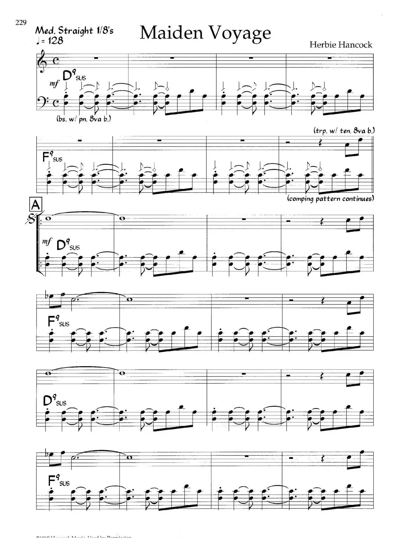 Maiden Voyage（爵士钢琴曲）