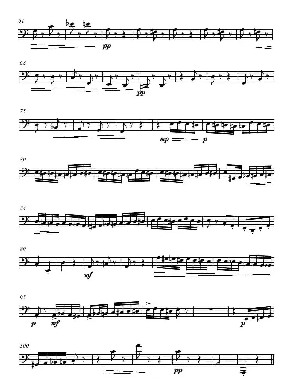 The Flight of the BumBlebee（低音长号）